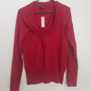 NWT East 5th Cowl Neck Lace Sweater